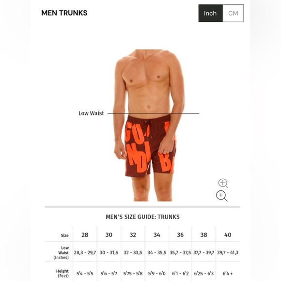 NWT Agua Bendita Isaac Eter Men’s Trunks Blue Celestial Beach Size 40 - Picture 7 of 7